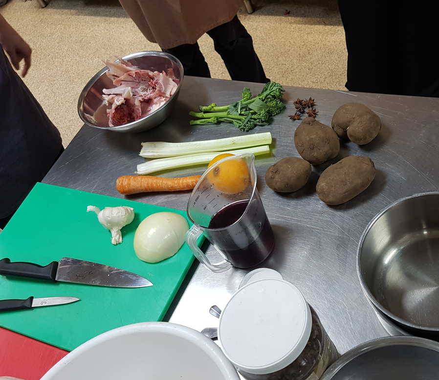 Ingredients for Orange Duck with Pommes Anna