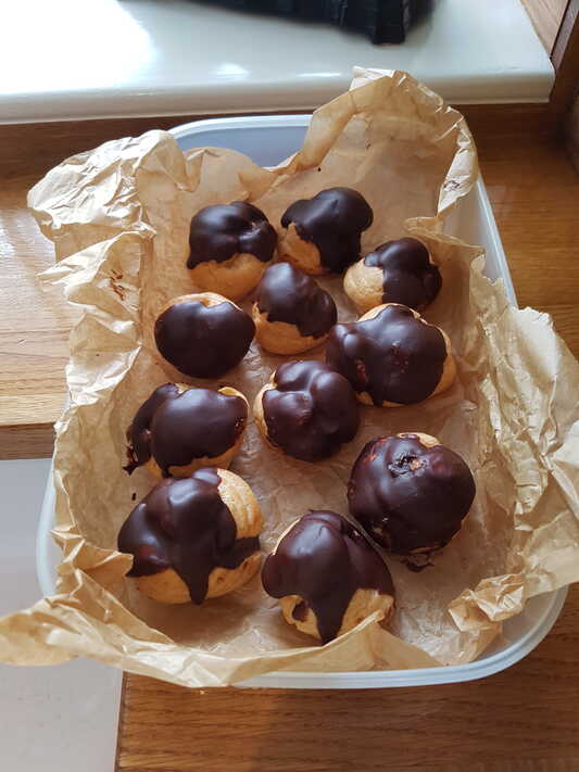 Dressed Profiteroles