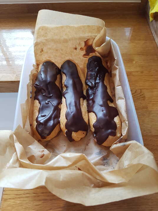 Dressed Eclairs