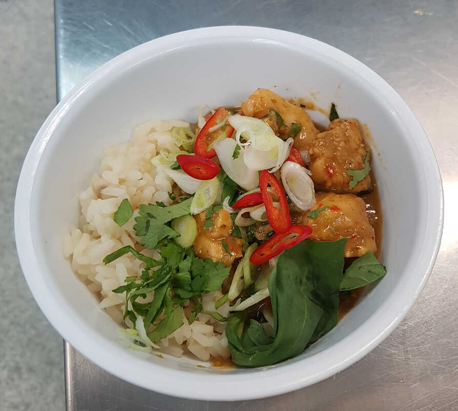 Karl's Thai-Style Curry with Mushroom Rice