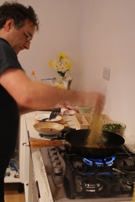Adding The Noodles