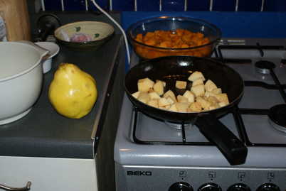 Frying Quince