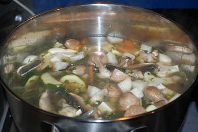 Leftover Oriental Soup