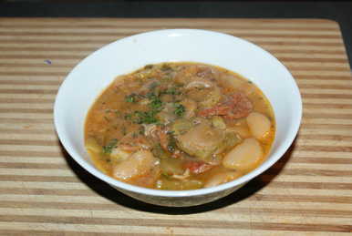 Pheasant and Butterbean Stew with Chorizo