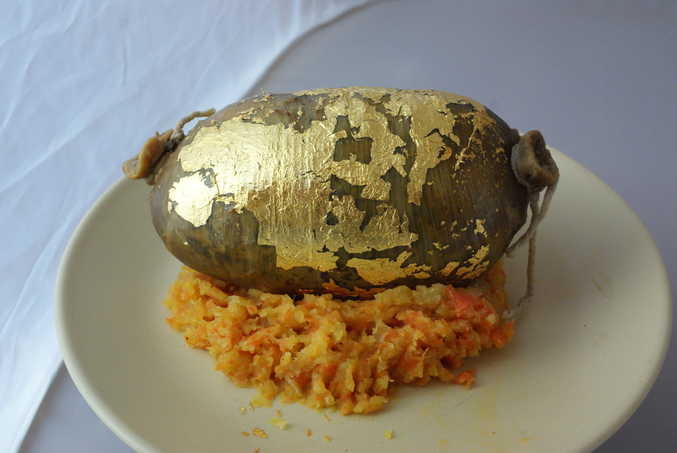 The scabby Golden Haggis. Not its finest hour.
