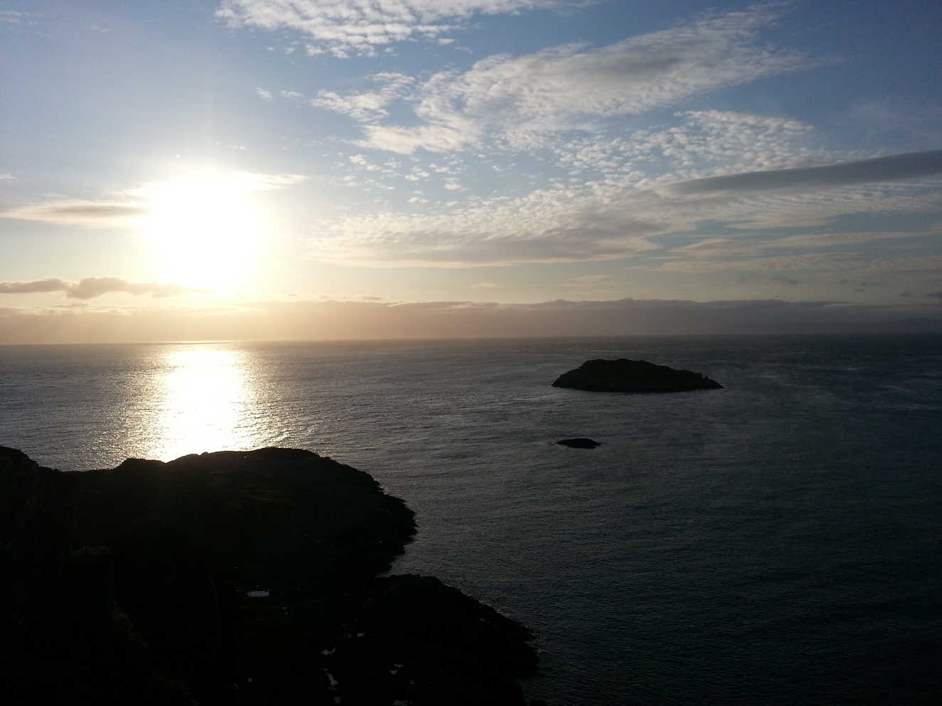 Sunset over the Corryvreckan