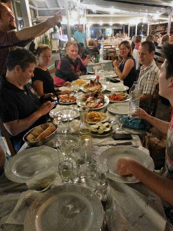 Dinner at Poros