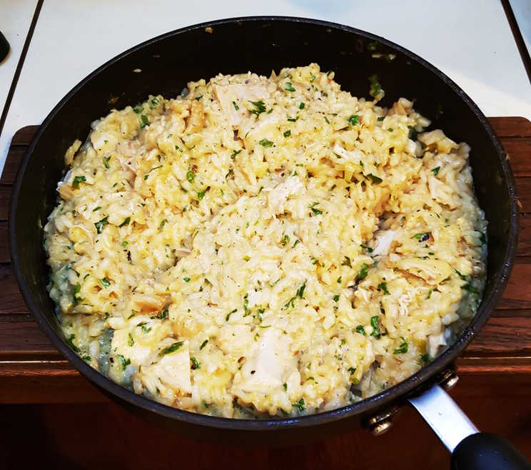 Chicken, Lemon and Parsley Risotto