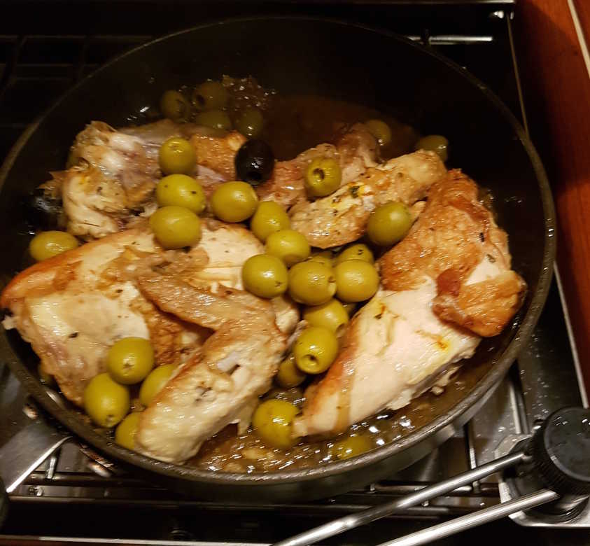 Chicken Tagine with Preserved Lemon and Olives