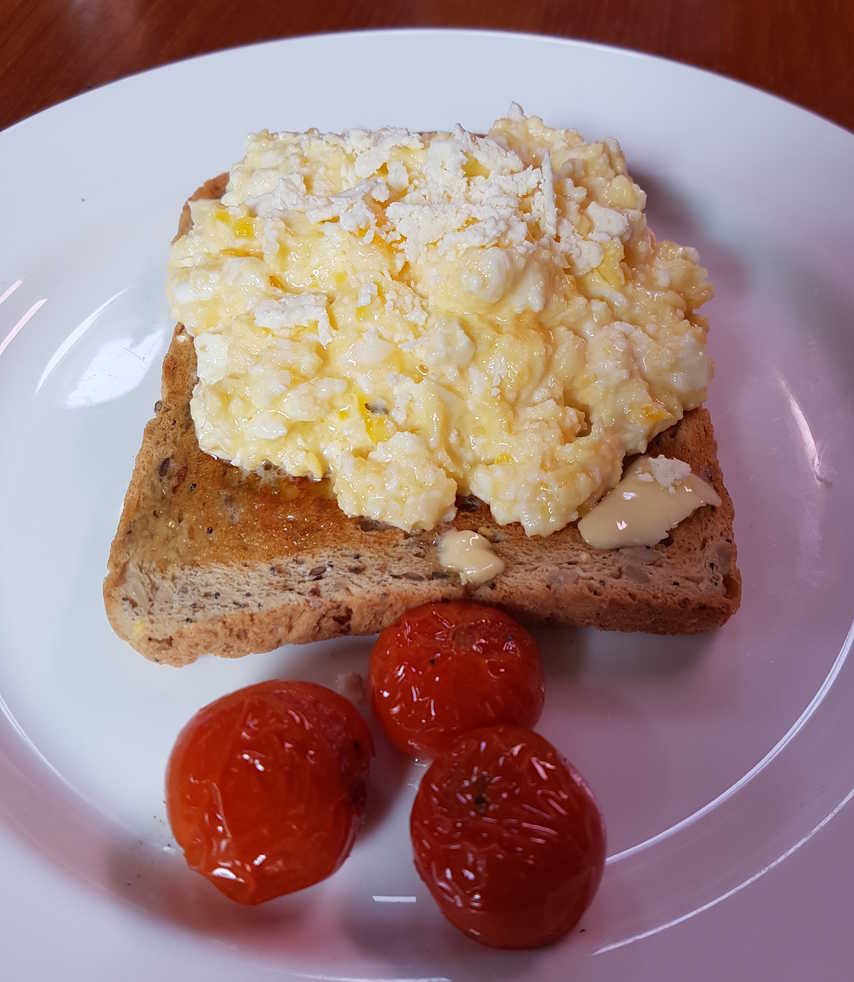 Scrambled Eggs with Wildes High Cross.