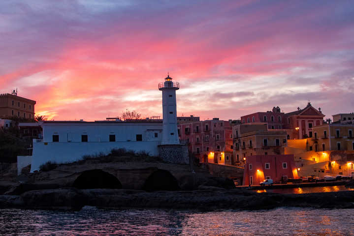 Ventotene at Dusk - Photo by Mark