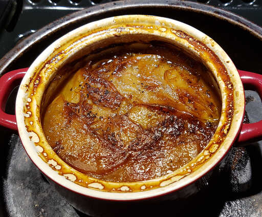 Layering the Gratin with Dates and Rosemary