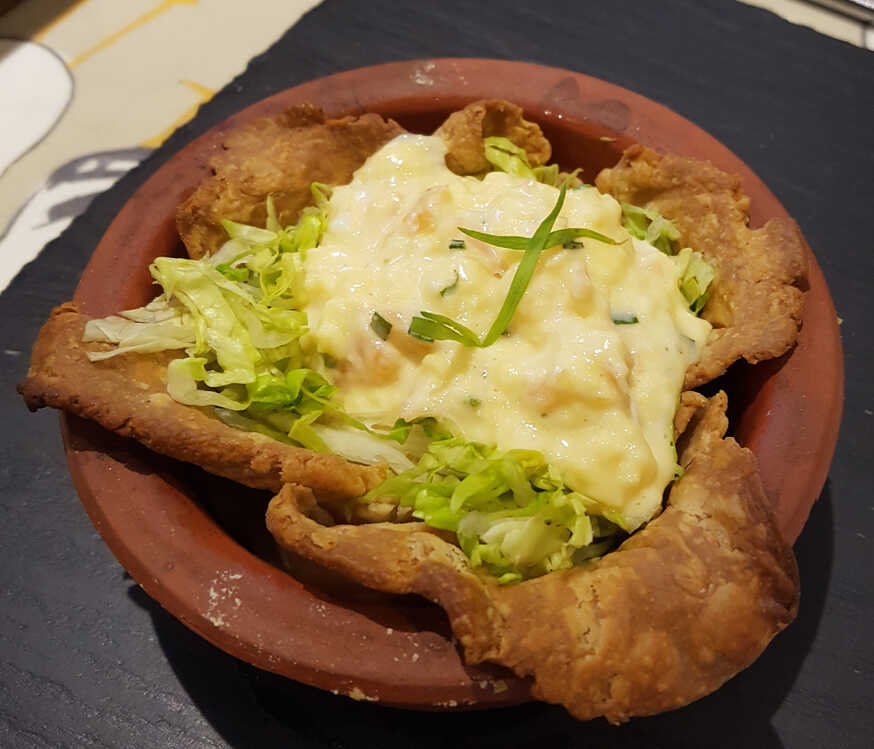 Creamed Leek Sauce on Scrambled Eggs and Karl's MAGIC Pastry