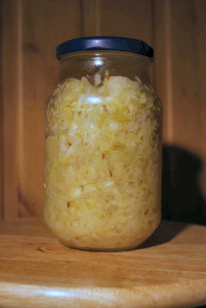 Finished sauerkraut