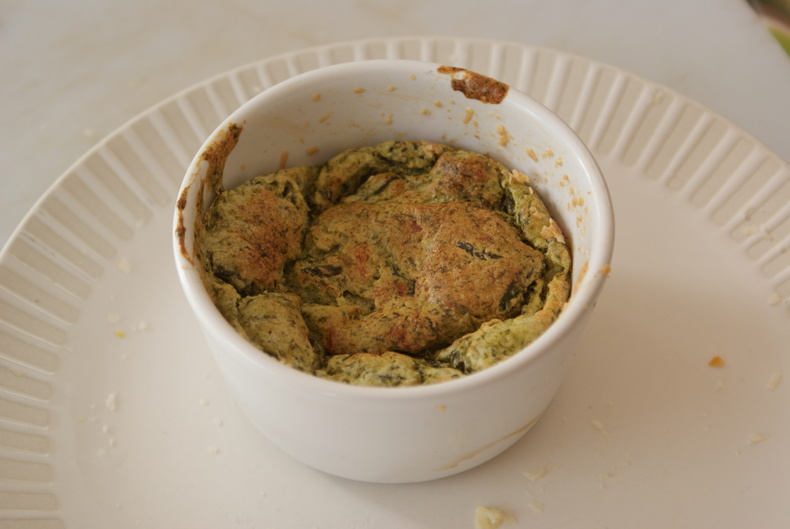 Cooked Spinach Souffle