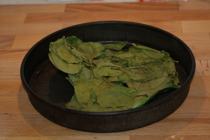 Oven Dried Spinach