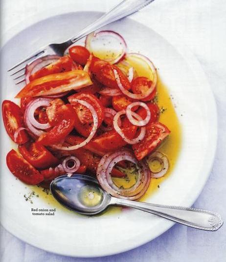 Red Onion and Tomato Salad