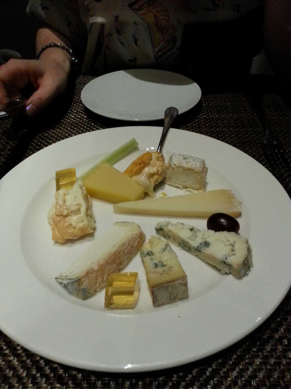 The cheese plate.