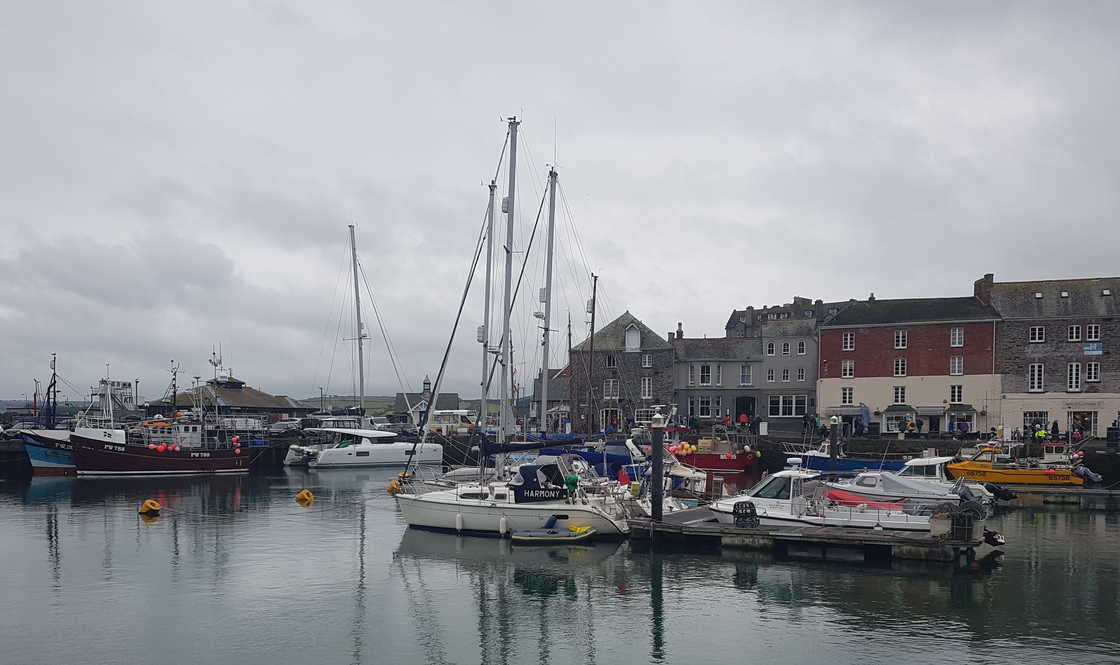 Padstow harbour.